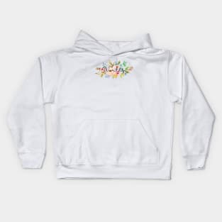 Worthy Floral Bouquet Kids Hoodie